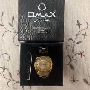 women’s swiss gold watch with crystals